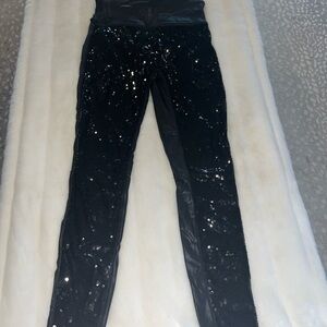Spanx sequin leggings